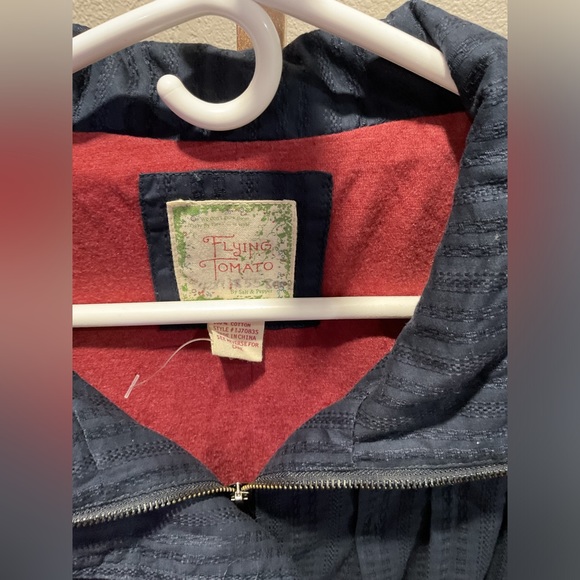 NWT  Flying Tomato Jacket Stylish and Navy - Picture 2 of 8